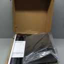 Rfiver Rolling TV Stand for 40-75 inch TVs, Portable TV Stand on Wheels up to 110 lbs, Height Adjustable Mobile TV Cart for Office, Living Room, Max VESA 400x400mm