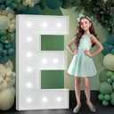 Marquee Letters 4 Feet Tall, Large Light Up Letters E for Marry Me Wedding Event, Bridal Shower, Baby Shower, Graduation, Anniversary Party Decor