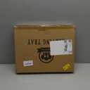 Grey Decorative Tray, Rectangular Large Serving Tray with Handles, Plastic Coffee Table Tray for Ottoman, Living Room, Kitchen Tabletop, 15.7 x 11.8 x1.6