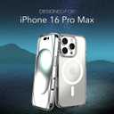 ALTURIZ for iPhone 16 Pro Max Case [6.9"] Compatible with MagSafe, [Military-Grade Protection], Shockproof, Non-Yellowing, Women Mens Girls Boys, Magnetic Phone Case for iPhone 16 Pro Max, Clear