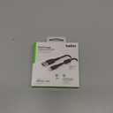 Belkin BoostCharge Braided Lightning Cable - 3.3ft/1M - MFi Certified Apple iPhone Charger USB to Lightning Cable - iPhone Cable - iPhone Charger Cord - Apple Phone Charger - Black