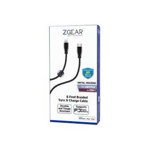 ZGEAR 6 Foot Braided Sync & Charge Cable