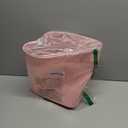 UUJOLY Plastic Can Wastebasket, Garbage Container Basket for Bathrooms, Kitchens, Offices, Kids Rooms (Pink, 3 Gallon), 1 Pack