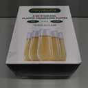 FOCUSLINE 24 Pack 9 Oz Clear Plastic Champagne Flutes, Stemless Plastic Champagne Glasses Clear, Heavy Duty Toasting Glasses, Shatterproof and Disposable Cups Perfect For Any Party