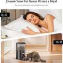 PETULTRA Automatic Cat Feeder: 4L Timed Cats Food Dispenser Programmable 1-6 Meal for Cat and Small Medium Dog- Auto Pet Feeder Easy to Set Up Dual Power Supply with Desiccant Bag| Detachable Washable