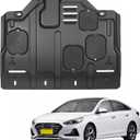 Front Engine Splash Shield Fit for 2015-2017 Hyundai Sonata/Kia Optima 2016-2020, Direct Replacement Engine Splash Guard,Engine Guard for Underbody Protection