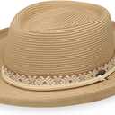 Wallaroo Hat Company Womens Stevie Sun Hat  UPF 50+ UV Protection, Wide Brim, Medium Size, Packable & Adjustable Sun Hat (Camel)