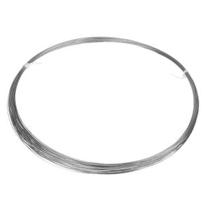 uxcell 1/64"(0.5mm) 304 Stainless Steel Cable Wire Rope 7x7 Strands Core 98ft (30M) Aircraft Wire for Construction Outdoors Marine Rigging Decking Railings