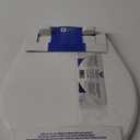 Mayfair Caswell Modern Slow Close Toilet Seat, Easy Clean Hinges and Durable Plastic Seat, Made in USA, Round, White