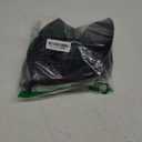 Ramede 2 Pcs Halloween Witch Hat Costume Set for Women Witch Hat with Veil Flower Feather Accessories and 28" Wig for Cosplay(Black)