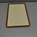 Oirlv Solid Wood Jewelry Tray Jewelry Display Holder Showcase Jewelry Display Organizer (Large, Creamy-white)