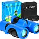Compact Mini Binoculars for Kids – 8x21 Zoom Kids Binoculars Toy Gift Shock Proof for 3 4 5 6 7 8 9 10 11 12 13 Years Old Boys Girls Bird Watching Sporting Events Children Best Present (Pink) missing left lenses