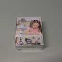 Pocket Microscope for Kids Portable Miniscope: 60-135X Mini Microscope with 5 Prepared Slides - Science Education and Nature Exploration Gifts for Boys Girls 6 7 8 9 10 11 12 (Navy Blue)