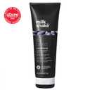 milk_shake icy blond conditioner | award winning toning conditioner with black pigment to neutralize yellow and brass in platinum blonde hair | hydrates and brightens cool tones