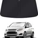 KUST Windshield Sun Shade for Ford C-Max 2013-2017 2018 2019 Window Accessories Shade Sun Visor Cover Foldable Block UV Rays