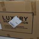 GXT Bench Seat Cover, Premium Faux Leather Bench Seat Covers for Trucks - Universal Fit for Most Sedans SUV Pick-up Truck, Durable for Long Lasting Protection(Light Green and White)