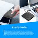 External DVD Drive USB 3.0 USB C CD Burner CD/DVD +/-RW Optical Drive, Slim Portable DVD CD ROM Rewriter Writer Duplicator for Laptop Desktop PC Windows 11/10/8/7 MacBook Mac Linux OS Apple