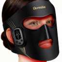 Red Light Therapy for Face Wireless with 400 Leds, 360 Led Face Mask Light Therapy with 4 Modes & Near-Infrared, 2000mAh Rechargeable Led Face Mask with Eye Protection for Anti-Aging & Radiant Glow