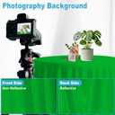 Green Screen Backdrop for Photoshoot, Professional Photo Backdrop Background Curtain for Product PhotographyPortraits, Wedding, Party, Live Streaming Video Recording 8X10 FT (Background Only)