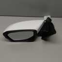 Left Driver Side Door Mirror For 2016-2021 HONDA CIVIC LX SE Sport with Power Mirror Manual Folding Non-Heat Match to Taffeta White Replace 76258-TBA-A02ZA HO1320283(3 Pins)