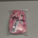 Light Pink Bob Wig with Heart Sunglasses - Heat-Resistant, Synthetic Fiber, Adjustable and Natural Looking