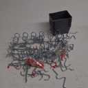 114 pcs Pegboard Hooks Assortment with Metal Hooks Sets, Pegboard Bins, Peg Locks for Organizing Storage System Tools
