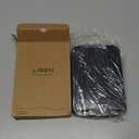 LISEN for iPad Stand Tablet Holder for Desk- Foldable Office Gifts for Men Women Desk Accessories, Home Gadgets Essentials Portable Monitor Stand for iPad a16 Accessories Bed Kindle Fire 4-15.9" (Black)