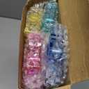 Non-Slip Mahjong Racks with Pushers, 4-Pack Clear Acrylic Racks, American Mahjong Accessories, Gift-Ready Mahjong Gifts (4-Color)