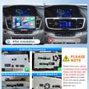 4G+64G Radio for Honda Accord 2.4L 2013-2015 Car Stereo with Wireless Carplay Android Auto,10.1'' 1280X720P IPS Touch Screen,5.0Bluetooth,Android Auto,FM/RDS,Backup Camera