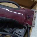 Andis 68530 Excel Professional 5-Speed Detachable Blade Clipper Kit - Animal/Dog Grooming, Rotary Motor, Soft-Grip Anti-Slip Housing, 14-Inch Cord, for All Coats & Breeds, SMC, Burgundy