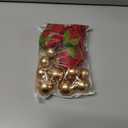 21 Pcs Boho Cake Topper Balloons Cake Topper Rose Red Gold Palm Leaves Cake Decorations for Wedding Baby Shower Birthday Party Anniversary Supplies