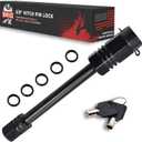 Vehiclex Heavy-Duty Trailer Hitch Pin Lock  5/8" Locking Hitch Pin with 4-5/8" Effective Span for 3" and 3.5" Receivers  Class IV & V Hitch Security with Unique Tubular Key