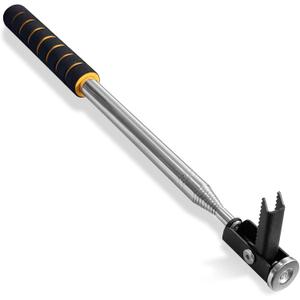 Filter Puller HVAC, Telescoping Air Filter Puller Pusher Tool with Magnetic Tip, the Push Rod Extends up to 10 Feet, Compatible with Various Types of Commercial HVAC Equipment