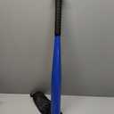 Baseball Bat Steel with Carrying Bag (25 IN, Blue)