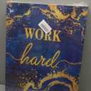 Inspirational Wall Dcor for Office, Bedroom, Living Room - 3pc Motivational Poster Set - Framed Canvas - 12.5 x 15 Inch Wall Art