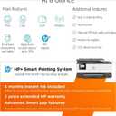 HP OfficeJet 8015e Wireless Color All-in-One Printer with 6 Months Free Ink 