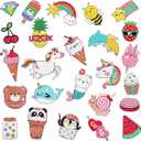 Cymbana 5D Painting Diamond Stickers Kits 25 Pcs Diamonds Dots Arts and Crafts for Kids Ages 6-8 8-12 Contains Unicorn, Mermaid, Cat