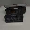 Peakeep Digital Alarm Clock for Bedroom Bedside, Extra Loud for Heavy Sleepers Adults, Large RGB Color Changing Colorful LED Big Numbers, Battery Backup Plug in Electric Clock with USB Charger (Black + 8 Colors)