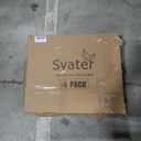 Svater 192 FT Outdoor String Lights 2W, Patio Light for Outside with 64 Antique S14 Plastic LED Bulbs, IP65 Waterproof Hanging Cafe Market Lighting, ETL-Listed Dimmable Warm White (48 FT x 4)