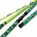 Fiblink Catfish Fishing Rods, 1 Piece/2 Piece Catfishing Pole, Medium Heavy Catfish Cat Casting Rod (7'6"), Large