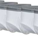 Gildan Men's Underwear Briefs, Multipack (White, XL)