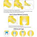 2 x 4th Of July Balloons 16 Inch, American Flag Balloons, 12 Inch Red White Blue Balloon And Star Balloon For Presidents, Patriotic, 4th Of July Decorations