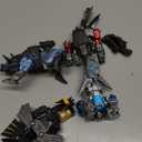 JONEG Transforming Robot Dinosaur - 4-in-1 STEM Toy, 11 Shapes Transforming Toys for Kids, Ages 5-10, Black