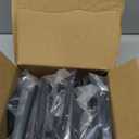 VCE Low Voltage Mounting Bracket 10 Pack, Flush Low Voltage Box for Single Gang Wall Plate, Telephone Wires, Network Cables, HDMI, Coaxial, Speaker Cables, Black