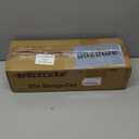 SPACELEAD Slim Storage Cart 4 Tier, Bathroom Organizer Rolling Utility, Mobile Shelving Unit Slide Out for Office, Kitchen, Laundry Room & Narrow Places, Black