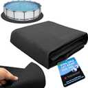 Jantens 12 Foot Round Pool Liner Pad for Above Ground Swimming Pools, Made of Durable Material - Prevents Punctures and Extends Life to The Liner
