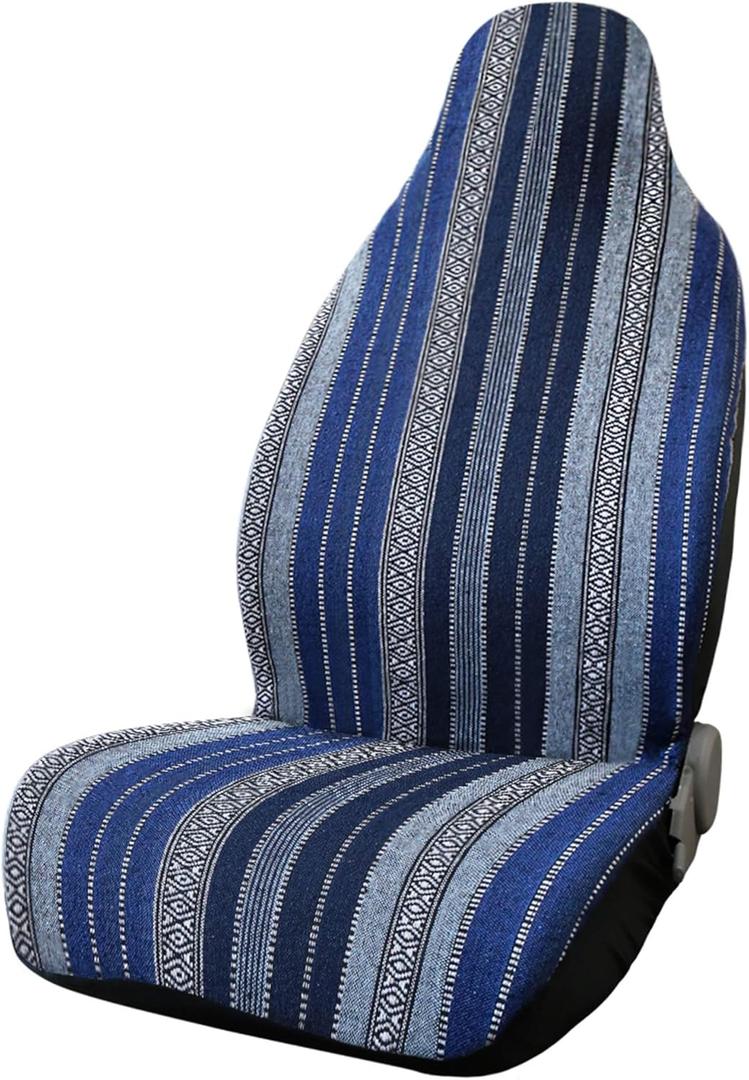 uxcell Universal Baja Seat Cover Universal Durable Bucket Seat Cover for Car SUV Automotive Navy Blue
