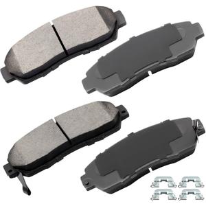 cciyu D1089 Front Ceramic Disc Brake Pads Kit For Acura For RDX 2007-2012,For Honda For Accord Crosstour 2010-2011,For Crosstour 2012,For CR-V 2007-2011,For Odyssey 2005-2010 4PCS