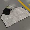 DooGooCoo [Upgraded] 7-Layer Car Windshield Snow Cover, [Efficient Winter Protection] Against Snow, Ice, Frost and Water, [Military-Grade Durable] Universal Fit for Cars, SUVs, and Trucks-Medium