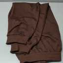 Plain Jogger Chocolate Brown Sweatpants, Size XL